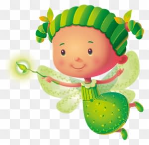 Groovy Green Fairy Is The Plant Savior - Paint With Water 2 Activity Book - English - Transparent PNG Free Download