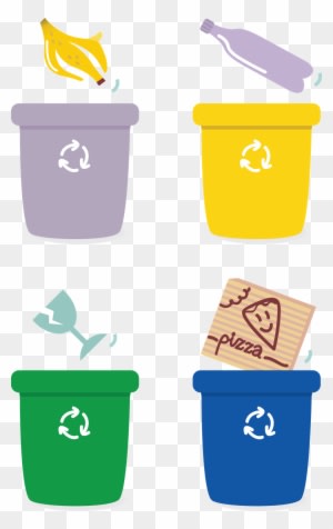 One Of The Most Challenging Parts About Composting - Separacion De La Basura Por Colores - Transparent PNG Free Download