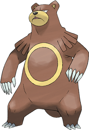 My Hitmonchan, Ursaring, Scrafty, And Ninjask Are All - Pokemon Ursaring - Transparent PNG Free Download