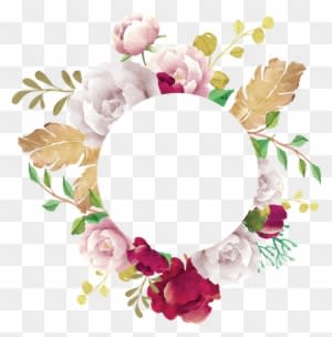 Flower Frame, Flower, Frame, White, Pink, Red, Burgundy, - Frame Green Flowers Png - Transparent PNG Free Download