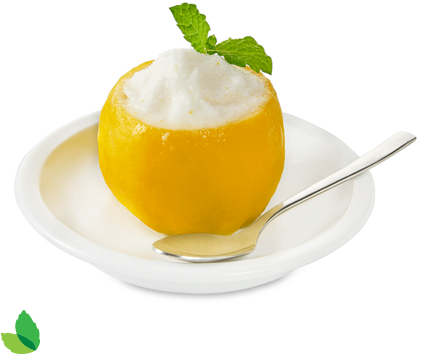 Tantalizing Fresh Champagne And Lemon Sorbet With Truvía® - Bavarian Cream - Transparent PNG Free Download