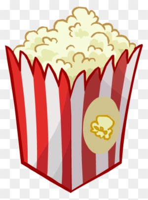 Popcorn - Club Penguin Food Png - Transparent PNG Free Download
