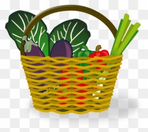 Cesta De La Compra Llena - Food Basket Clip Art - Transparent PNG Free Download