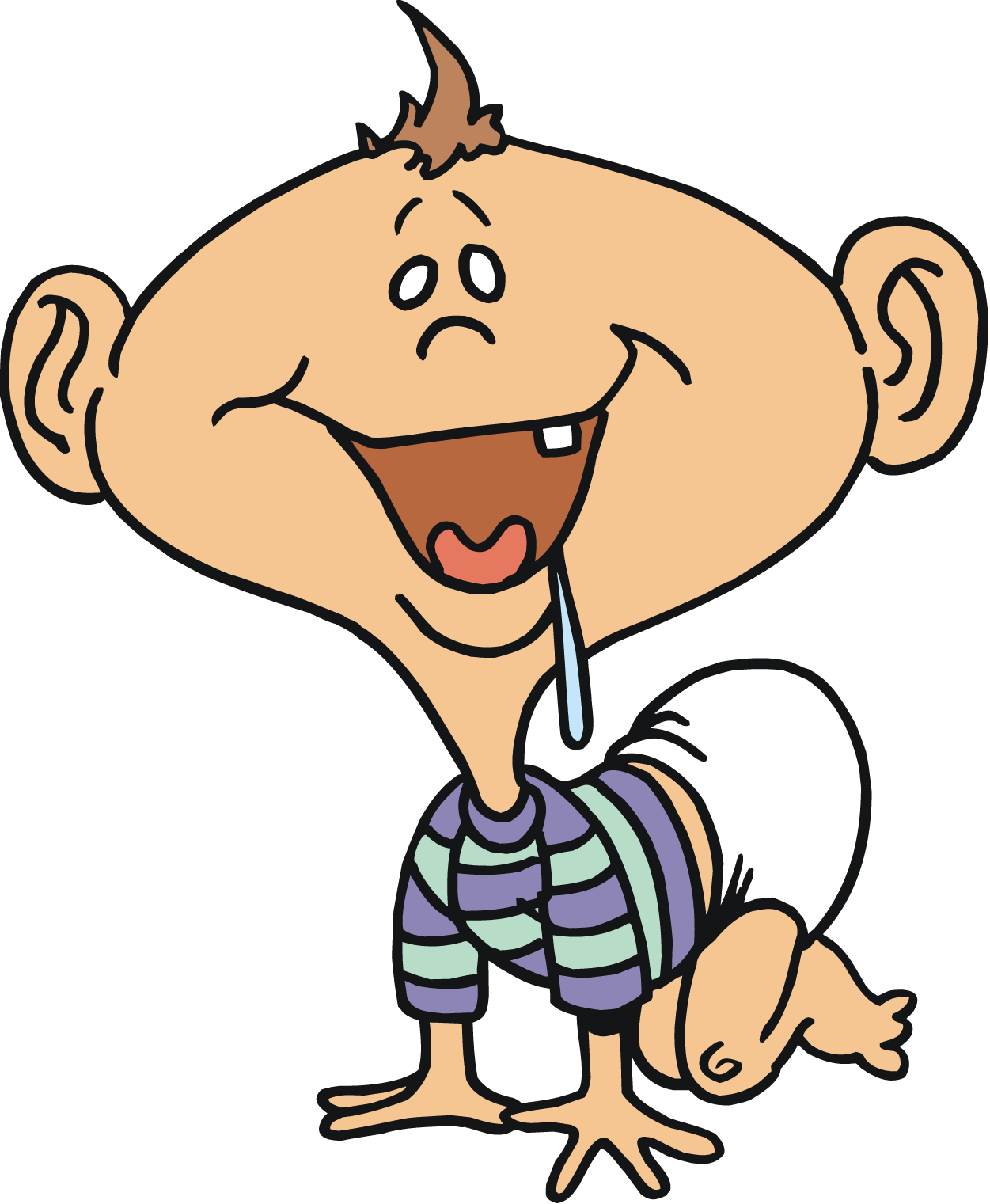 Png - - Baby Drooling To Food Cartoon - Transparent PNG Free Download