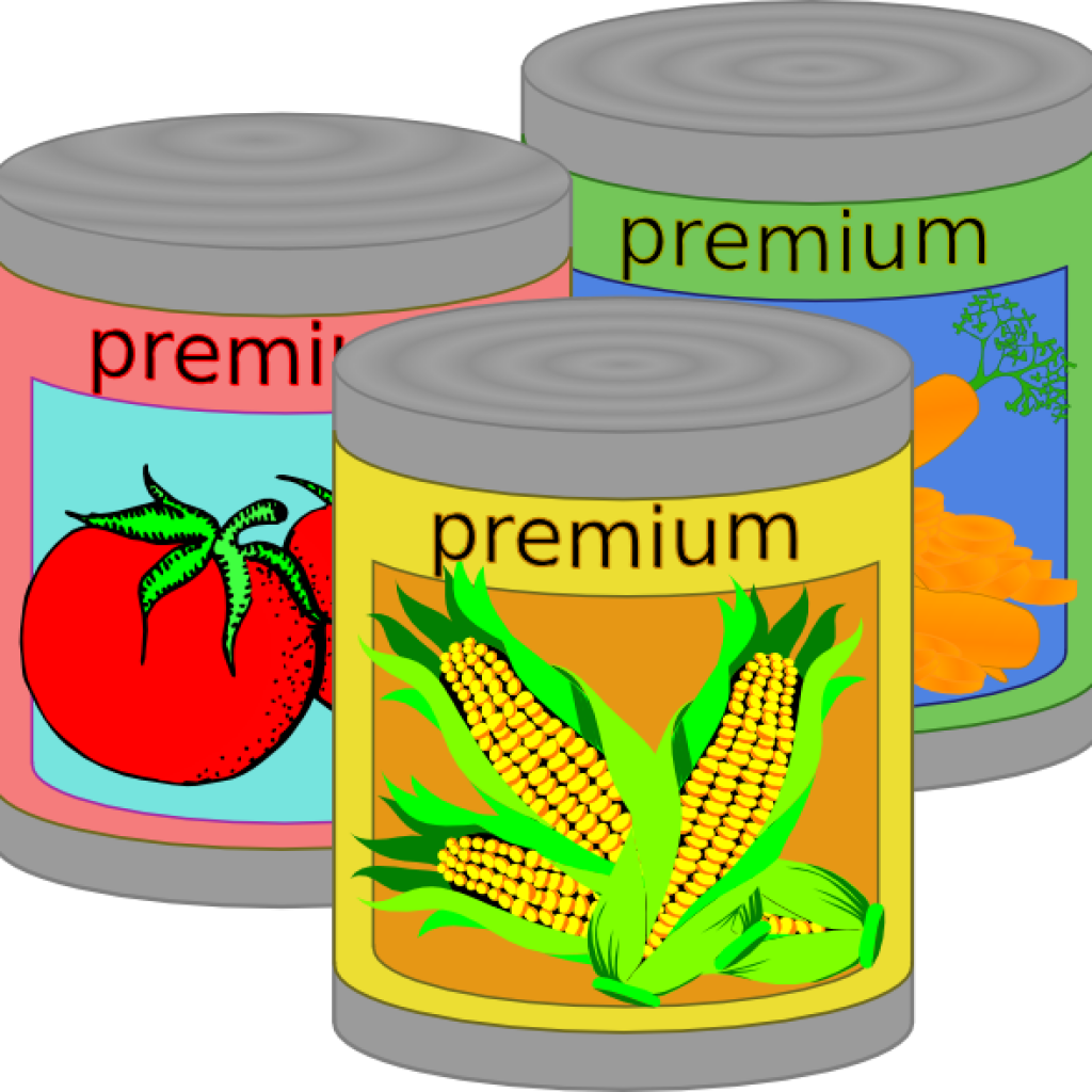 Canned Food Clipart Canned Food Clip Art At Clker Vector - Canned Food Clip Art - Transparent PNG Free Download