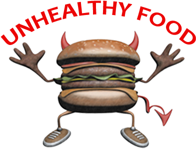 Montage - Unhealthy - Junk Food Weight Loss Quotes - Transparent PNG Free Download