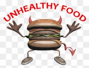 Montage - Unhealthy - Junk Food Weight Loss Quotes - Transparent PNG Free Download