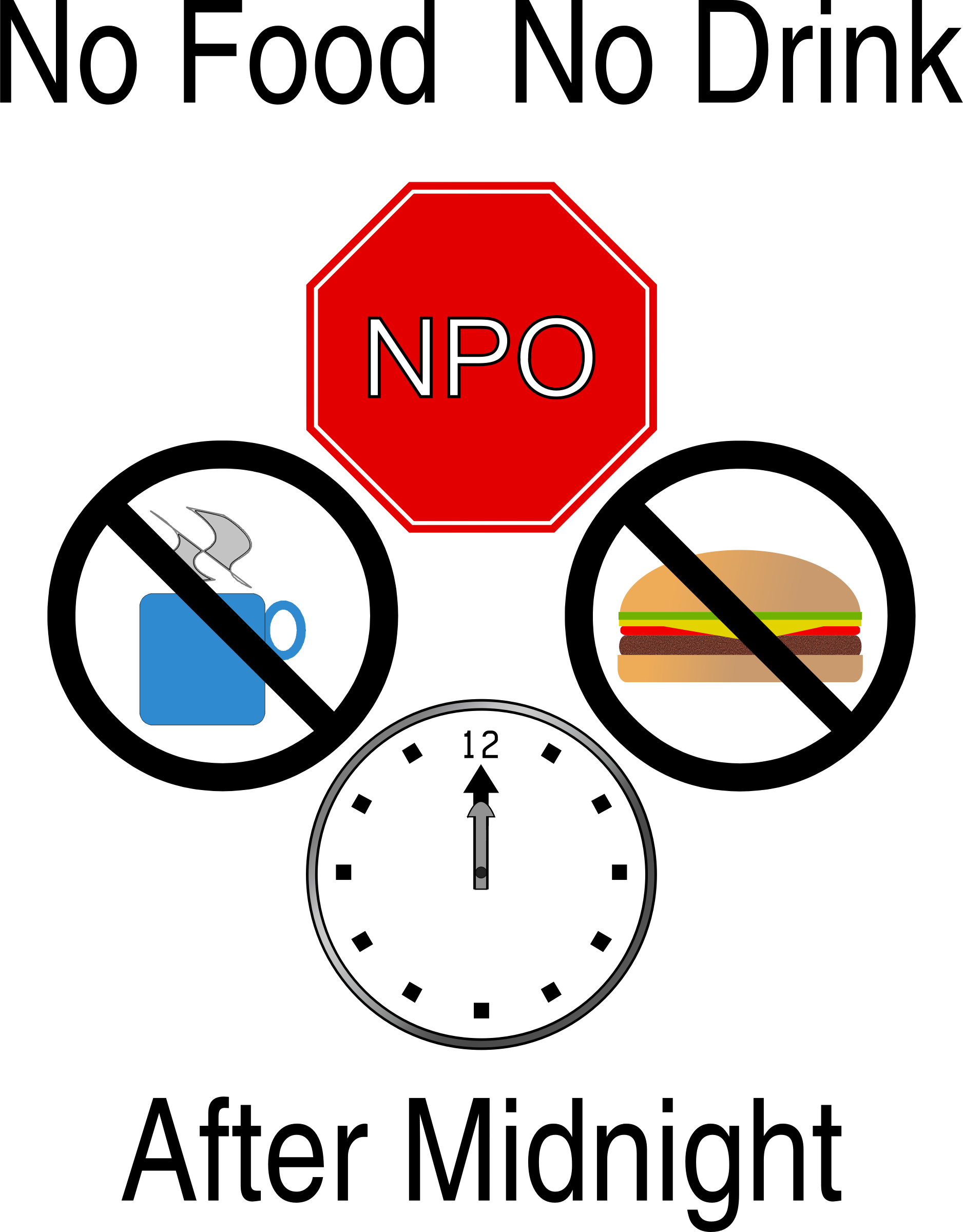 No Food Or Drink After Midnight - Transparent PNG Free Download