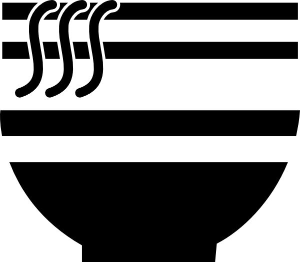 Black White Chinese Food - Transparent PNG Free Download