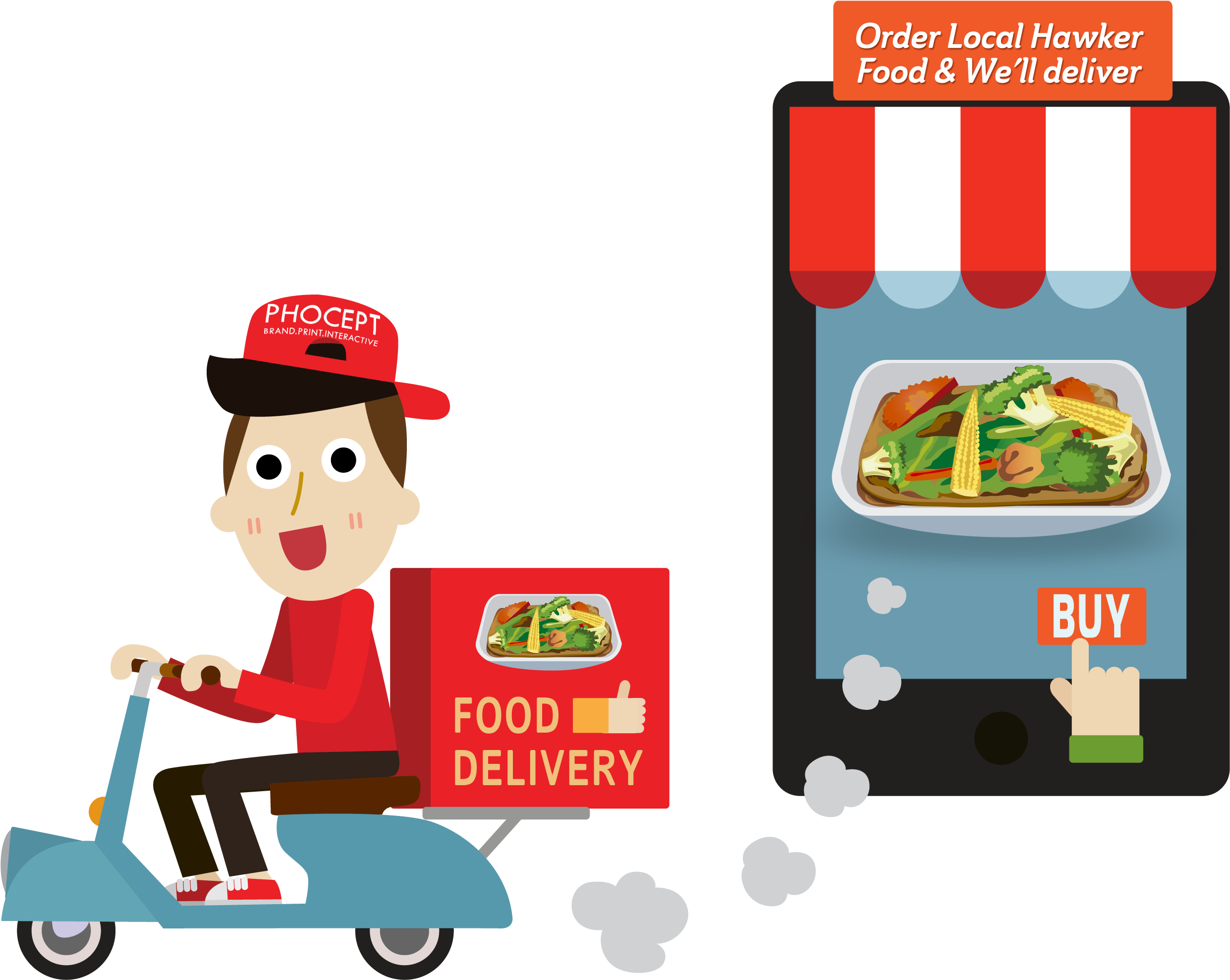 Free Home Delivery Png Clipart Images - Delivery Food - Transparent PNG Free Download