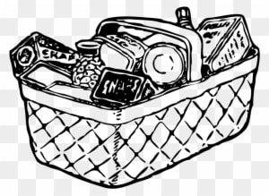 Grocery Basket - Food Basket Clip Art - Transparent PNG Free Download