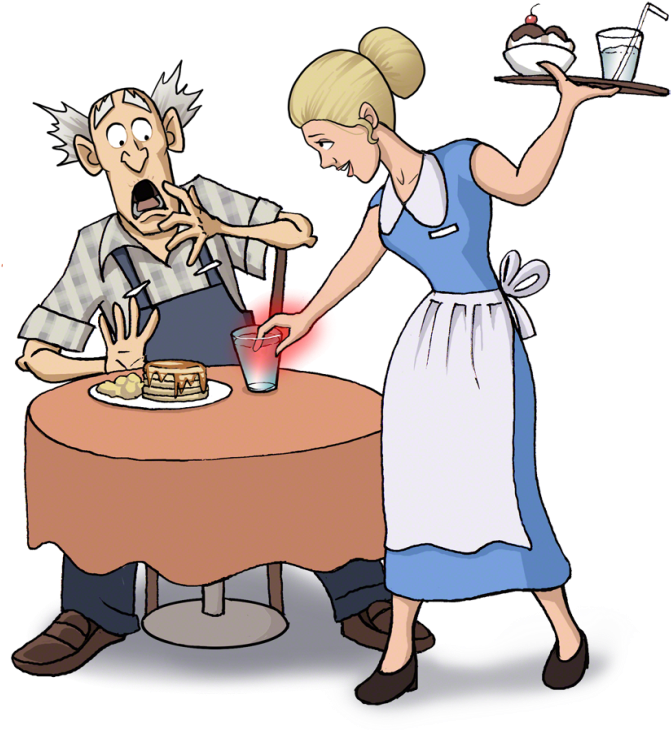 Bare-hand Contact With Ready To Eat Food - Food Handling Clipart - Transparent PNG Free Download