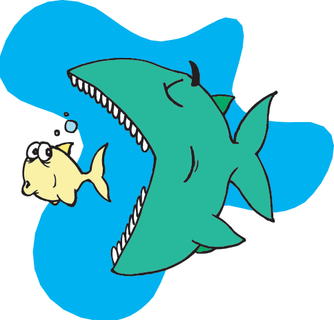 Big Fish - Ocean Food Chain Gif - Transparent PNG Free Download