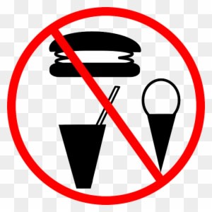 Forbidden Banned, Drinks, Food, Warning, Prohibited, - No Junk Food Symbol - Transparent PNG Free Download
