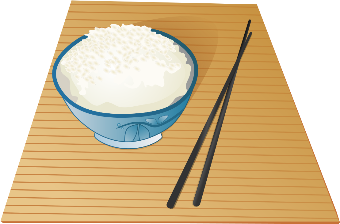 Japanese Food Clipart Chopstick - Rice Food Vector Png - Transparent PNG Free Download