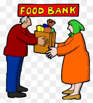 Compassion Clipart Free - Food Bank Cartoon - Transparent PNG Free Download