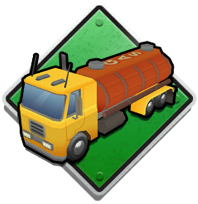 Gas Tanker - Cartoon Pizza Food Truck - Transparent PNG Free Download