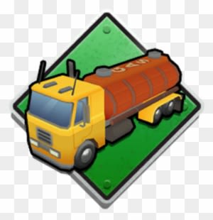 Gas Tanker - Cartoon Pizza Food Truck - Transparent PNG Free Download