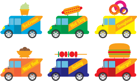 A Food Truck Nation - Food Truck Clip Art Vector Free - Transparent PNG Free Download