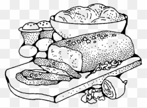 Related For Vintage Food Clipart - Food Black And White Clipart - Transparent PNG Free Download