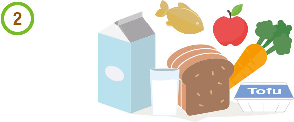 For Optimal Health, Eat A Wide Variety Of Foods From - Calcium Rich Foods Cartoon - Transparent PNG Free Download