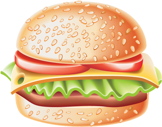Hamburger Png Clipart - Panini Fast Food Clipart - Transparent PNG Free Download