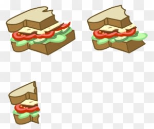 Tritebristle 59 26 [vector] The Fate Of The Sandwich - Mlp Food Vector - Transparent PNG Free Download