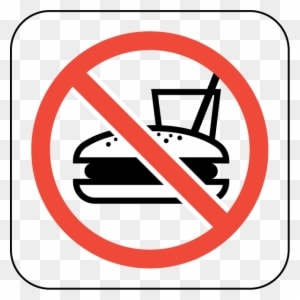Png B/w - Food Items Not Allowed - Transparent PNG Free Download