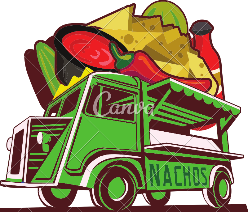 Food Truck Nachos - Nacho Food Truck Flyer - Transparent PNG Free Download
