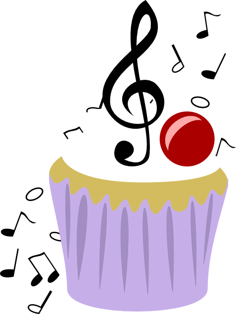 Musical Cupcake Cutie Mark By Kinnichi - Mlp Cutie Mark Food - Transparent PNG Free Download