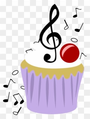 Musical Cupcake Cutie Mark By Kinnichi - Mlp Cutie Mark Food - Transparent PNG Free Download