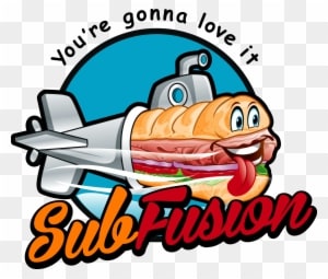 A Submarine Sandwich Coming Our Of A Plane - Sub Fusion Food Truck - Transparent PNG Free Download