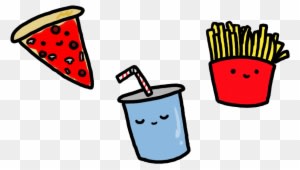 Fast Food Friends By Chazzyllama - Dancing Fast Food Gif - Transparent PNG Free Download