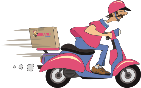 Package Description And Services - Food Delivery Illustration Png - Transparent PNG Free Download