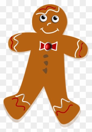 Gingerbread Man Border - Food Group - Transparent PNG Free Download