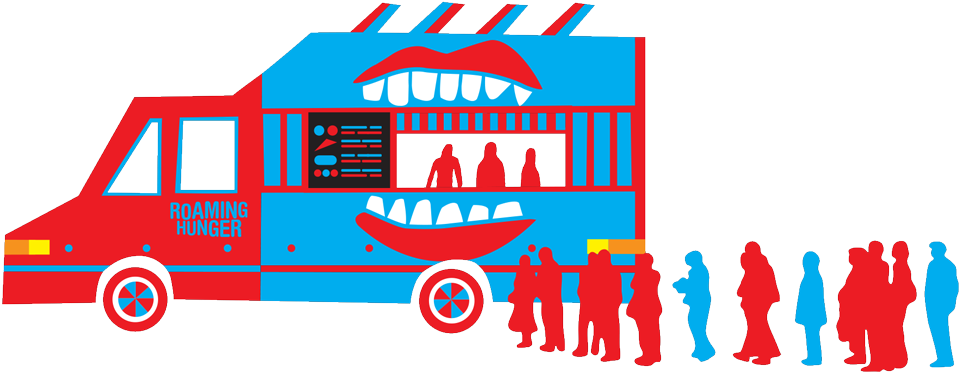 Shake By Black Tap Food Truck - Food Truck Red And Blue - Transparent PNG Free Download