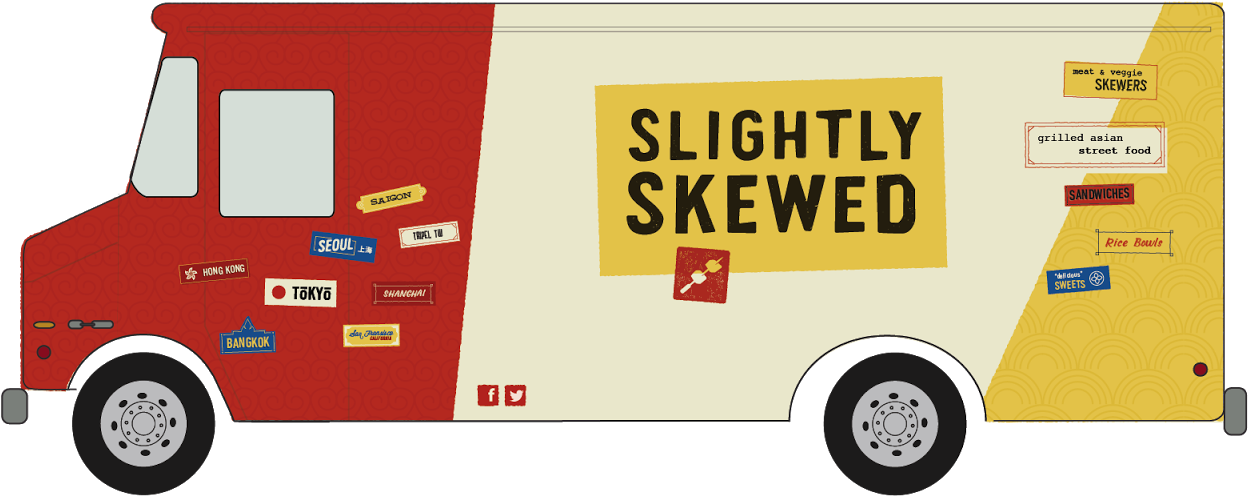 This Truck Is Slightly Skewed - Food Truck - Transparent PNG Free Download