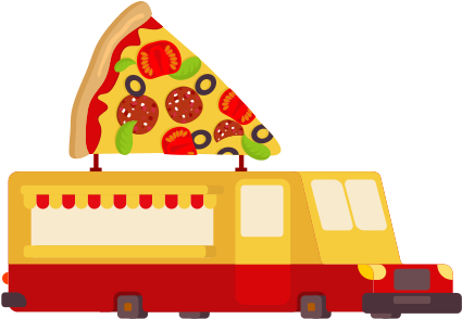 Pizza Car Food Truck - Fast Food - Transparent PNG Free Download