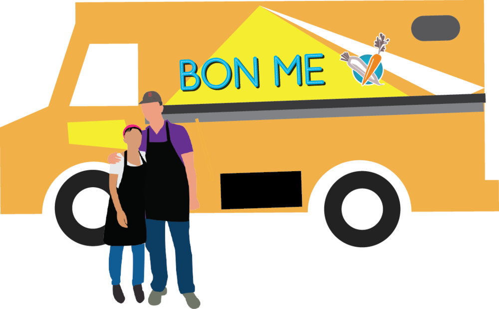 Founders Alison Fong And Patrick Lynch Started Bon - Bon Me Food Truck - Transparent PNG Free Download