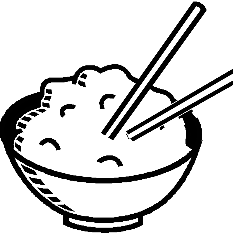 Food Black And White Clipart - Transparent PNG Free Download