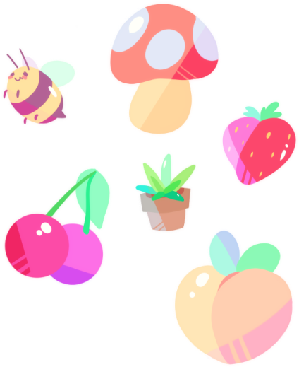 Cute Food Stickers Tumblr - Food - Transparent PNG Free Download