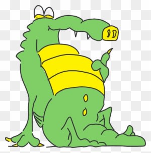 Food, Happy, Cartoon, Full, Eat, Alligator, Eating - Full With Food Cartoon - Transparent PNG Free Download