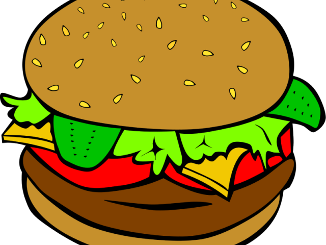 Hamburger Cliparts Transparent - Animated Pictures Of Food - Transparent PNG Free Download