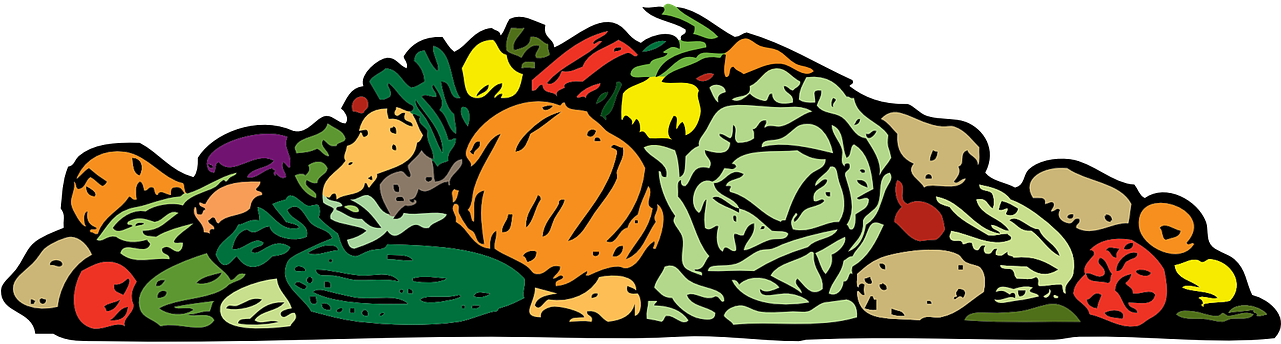 Food Vegetable Compost Clip Art - Food Pile Clipart - Transparent PNG Free Download