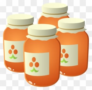 Jam Clipart Food - Food Preservation Clip Art - Transparent PNG Free Download