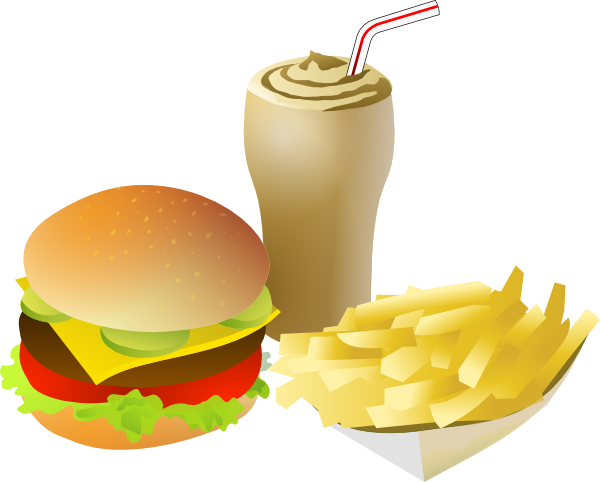 Srd Fastfood Menue Clip Art At Clker - Fast Food Clipart Png - Transparent PNG Free Download