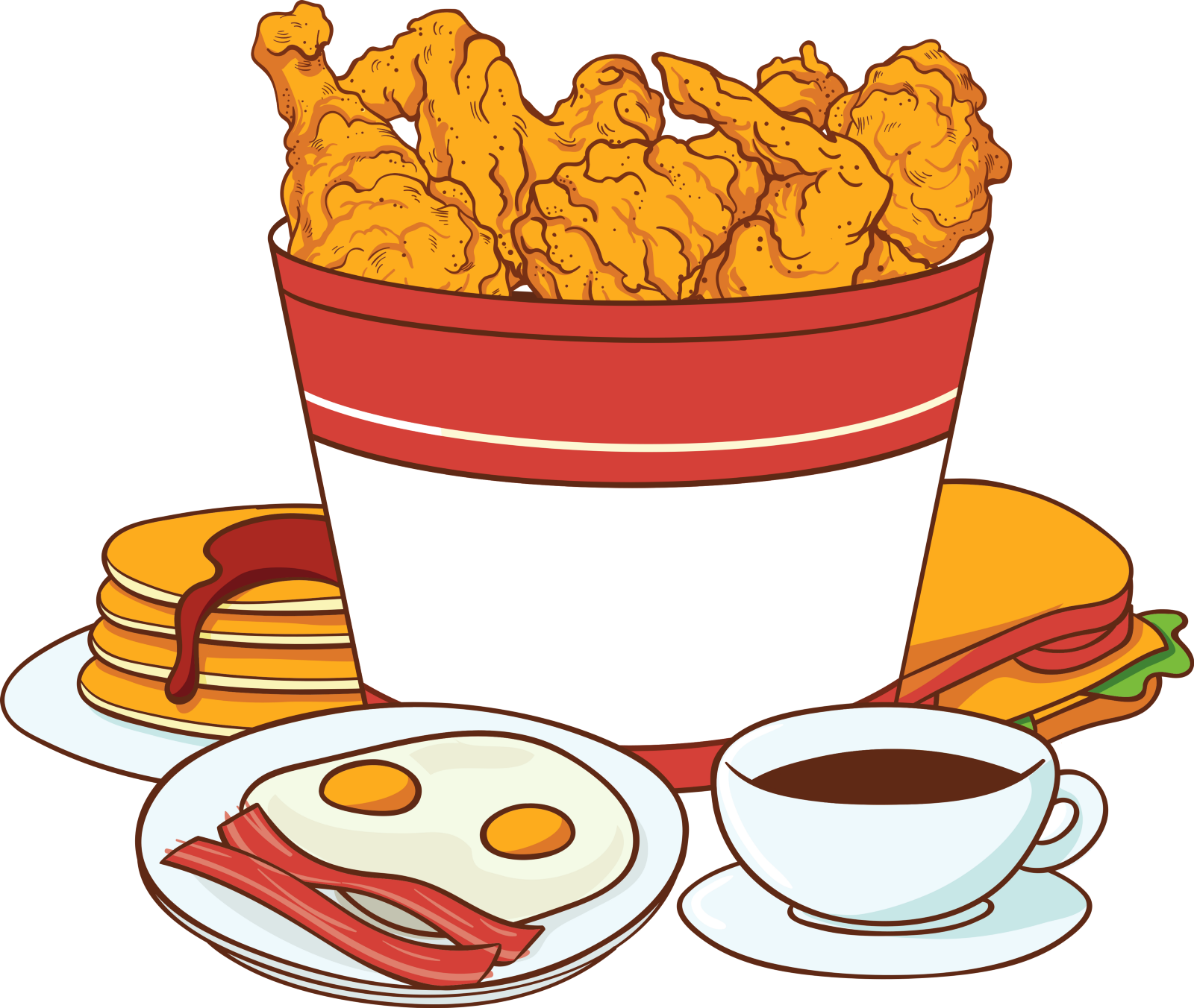 Kfc Clipart Kfc Food - Junk Food Png - Transparent PNG Free Download