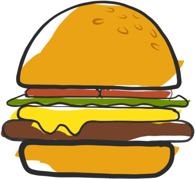 Top 5 Burgers In The Uae - Fast Food - Transparent PNG Free Download