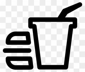 Fast Food Burger And Drink Comments - Food And Drink Transparent Vector - Transparent PNG Free Download