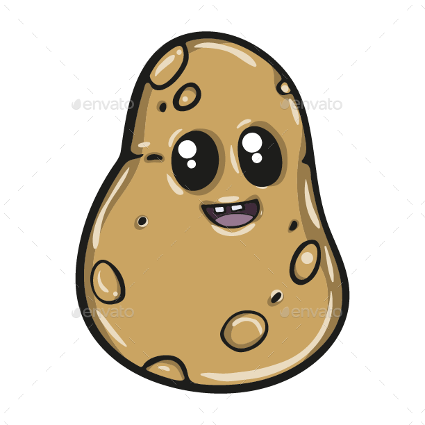 12 Cute Cartoon Vegetables Set By Shallunarula Graphicriver - Cute Food Png Cartoon - Transparent PNG Free Download